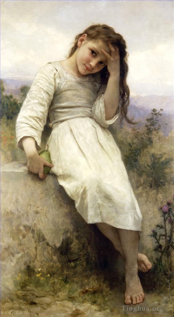 威廉·阿道夫·布格罗 的油画作品 -  《小掠夺者,1900》