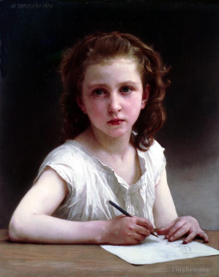 威廉·阿道夫·布格罗 的油画作品 -  《一个职业》