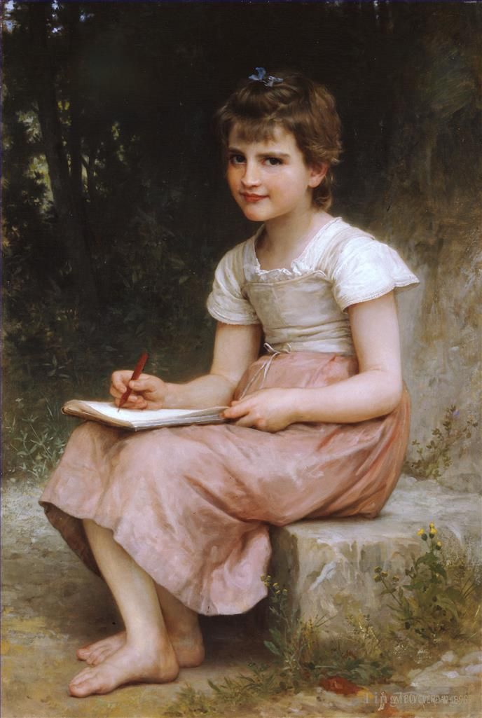 威廉·阿道夫·布格罗 的油画作品 -  《1896年的职业》