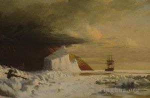 艺术家威廉·布拉德福德作品《梅尔维尔湾的北极夏季》