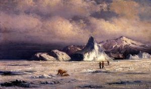 艺术家威廉·布拉德福德作品《北极入侵者》