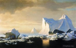 艺术家威廉·布拉德福德作品《北极的冰山,188seascape》