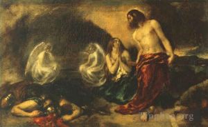 艺术家威廉·埃蒂作品《基督复活后向抹大拉的玛利亚显现》