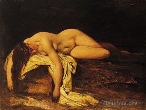 艺术家威廉·埃蒂作品《睡着的裸体女人》