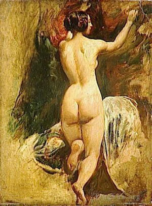 艺术家威廉·埃蒂作品《裸体女人从后面》