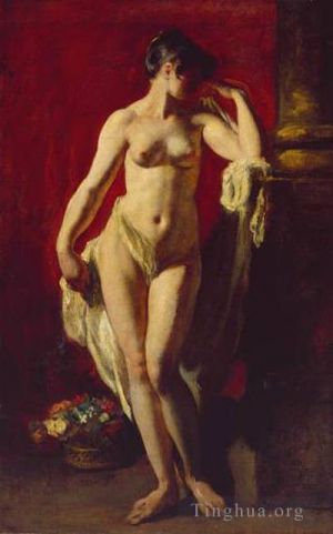 艺术家威廉·埃蒂作品《站着的女性裸体》