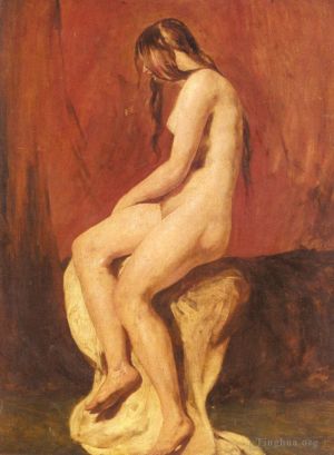 艺术家威廉·埃蒂作品《女性裸体研究》
