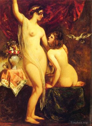 艺术家威廉·埃蒂作品《室内的两个裸体》