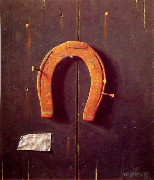 艺术家威廉·米切尔·哈尼特作品《金马蹄》