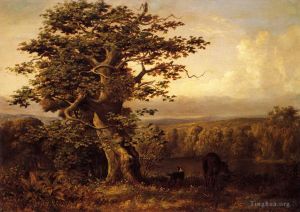 艺术家威廉·霍尔布鲁克·伯尔德作品《弗吉尼亚州的风景》