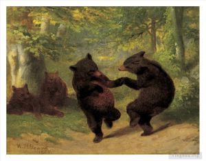 艺术家威廉·霍尔布鲁克·伯尔德作品《跳舞的熊》