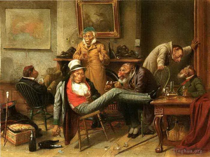威廉·霍尔布鲁克·伯尔德 的油画作品 -  《前亚当矿》