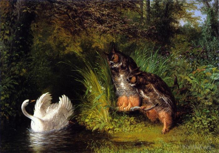 威廉·霍尔布鲁克·伯尔德 的油画作品 -  《苏珊娜和长老们》