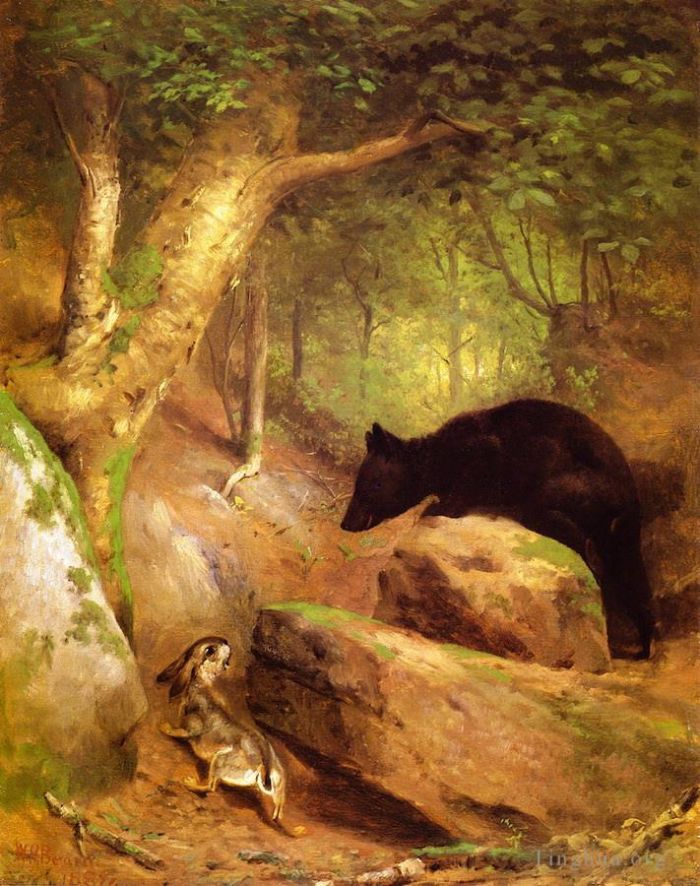 威廉·霍尔布鲁克·伯尔德 的油画作品 -  《有争议的方式》