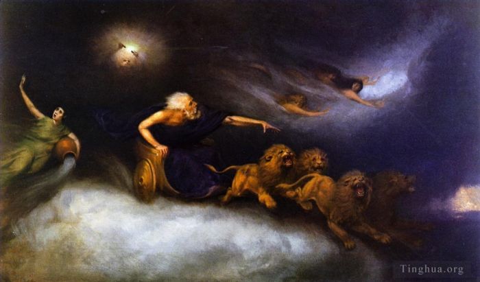 威廉·霍尔布鲁克·伯尔德 的油画作品 -  《风暴之灵》