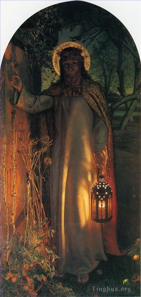 威廉·霍尔曼·亨特 的油画作品 -  《世界之光》