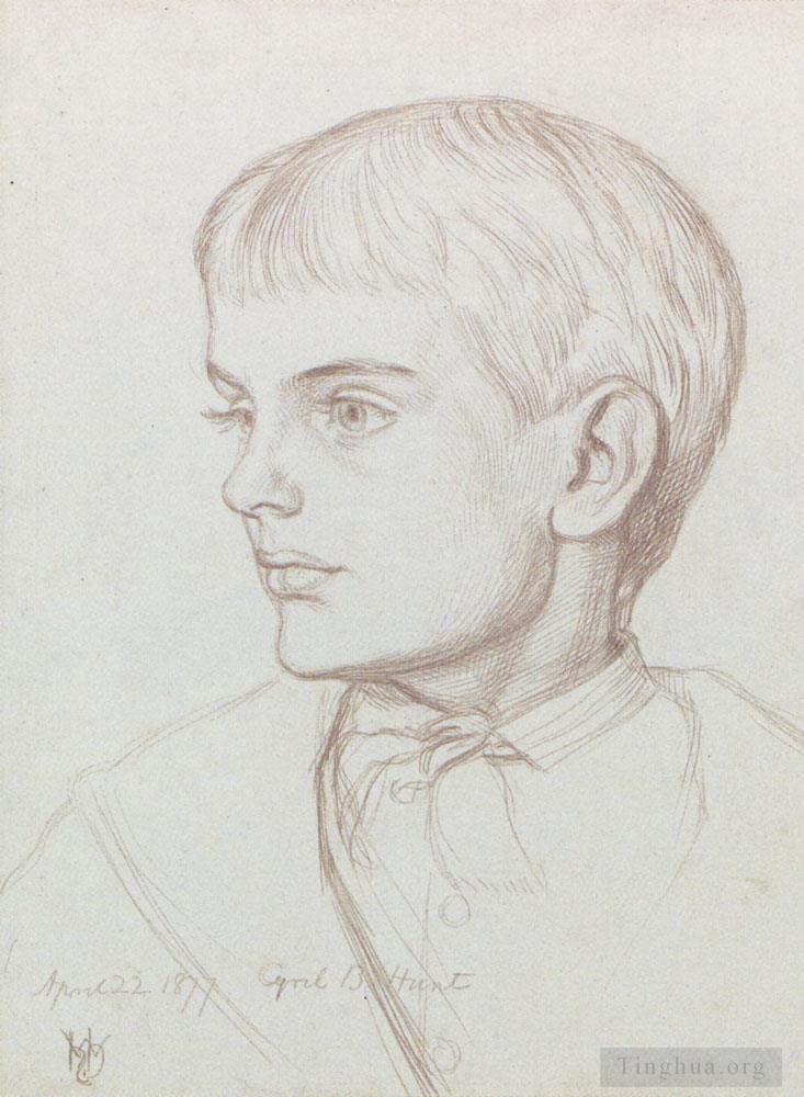 威廉·霍尔曼·亨特作品《肖像》