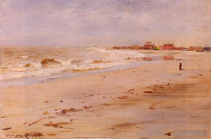 威廉·梅里特·切斯 的油画作品 -  《海岸景观》