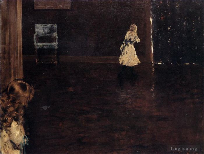 威廉·梅里特·切斯 的油画作品 -  《捉迷藏》