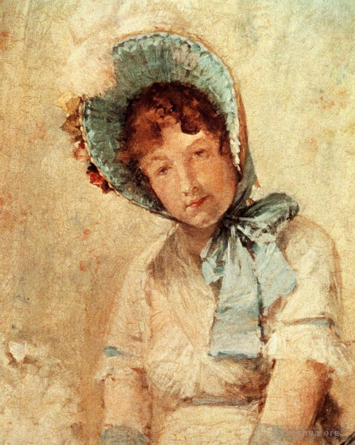 威廉·梅里特·切斯 的油画作品 -  《哈丽特·哈伯德·艾尔斯的肖像》