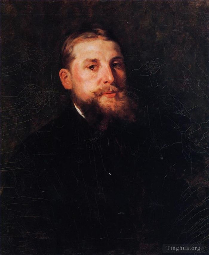 威廉·梅里特·切斯 的油画作品 -  《绅士肖像》