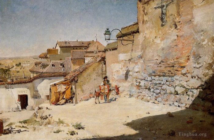 威廉·梅里特·切斯 的油画作品 -  《阳光明媚的西班牙》