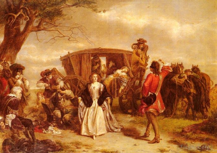 威廉·鲍威尔·弗里思 的油画作品 -  《克劳德·杜瓦尔》