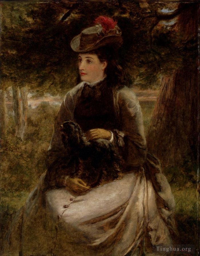 威廉·鲍威尔·弗里思 的油画作品 -  《幽会之地》