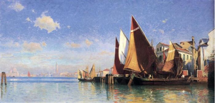 威廉·斯坦利·哈兹尔廷 的油画作品 -  《威尼斯一号》