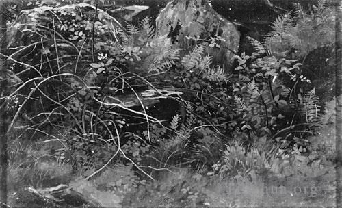 威廉·斯坦利·哈兹尔廷 的各类绘画作品 -  《自然场景》