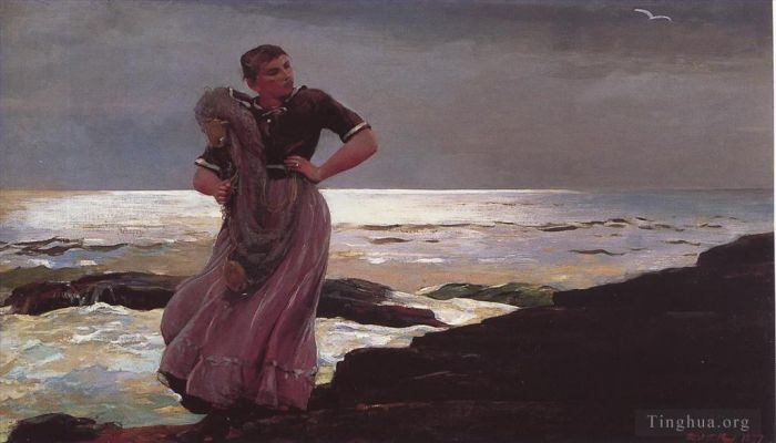 温斯洛·霍默 的油画作品 -  《海上之光》