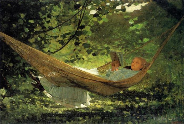 温斯洛·霍默 的油画作品 -  《阳光与阴影》