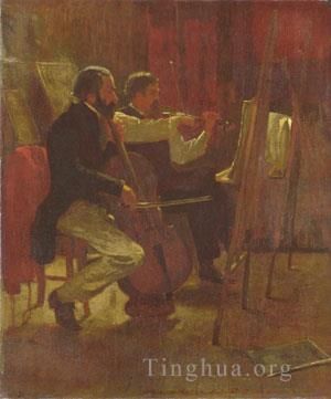 温斯洛·霍默 的油画作品 -  《工作室》