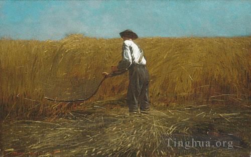 温斯洛·霍默 的油画作品 -  《新领域的老手》