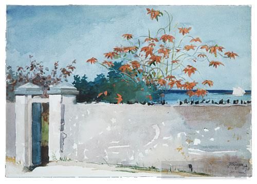 温斯洛·霍默 的各类绘画作品 -  《拿骚墙》