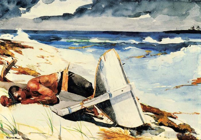 温斯洛·霍默 的各类绘画作品 -  《飓风过后》