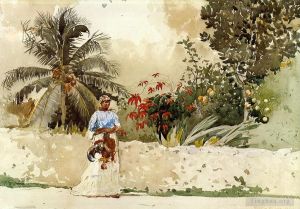 艺术家温斯洛·霍默作品《去巴哈马的路上》