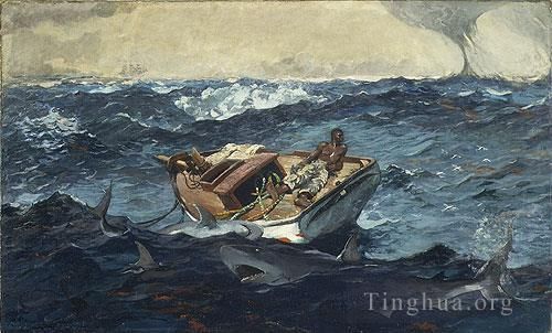温斯洛·霍默 的各类绘画作品 -  《墨西哥湾流》