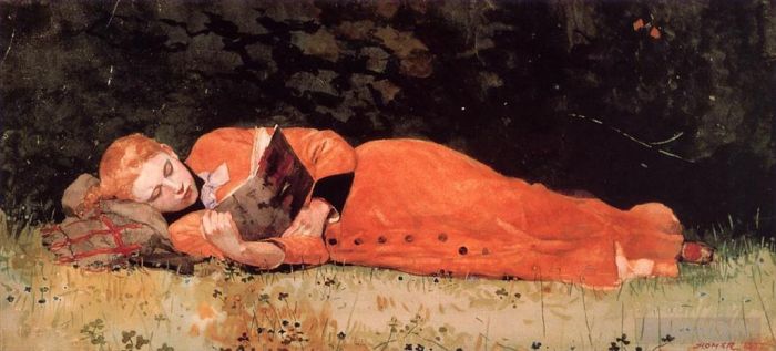 温斯洛·霍默 的各类绘画作品 -  《新小说又名书》