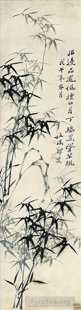 郑燮（郑板桥） 的书法国画作品 -  《中国竹6》